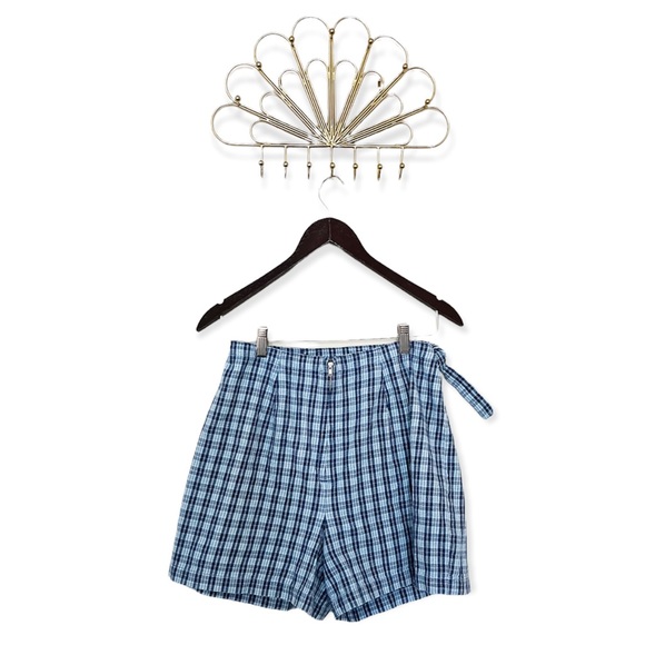 Vintage Marsh Landing Khakis Blue & White Plaid Skort - Picture 2 of 4